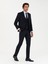 Erkek Lacivert Slim Fit Yün Karışımlı Yelekli Takım Elbise 50275634-VR033 5