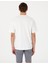 Erkek Beyaz Comfort Fit Bisiklet Yaka Tişört 50310144-VR013 5