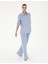 Kadın Mavi Loose Fit Eşofman Altı 50284727-VR249 1