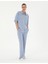 Kadın Mavi Loose Fit Eşofman Altı 50284727-VR249 3