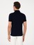 Erkek Lacivert Slim Fit %100 Pamuk Polo Yaka Basic T-shirt 50300934-VR033 5