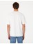 Erkek Beyaz Comfort Fit Bisiklet Yaka Tişört 50310155-VR013 5