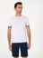 Erkek Beyaz Regular Fit %100 Pamuk Bisiklet Yaka T-shirt 50301318-VR013 3