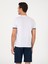 Erkek Beyaz Regular Fit %100 Pamuk Bisiklet Yaka T-shirt 50301318-VR013 5