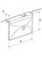 Mobella Sürgü Kapı Kilidi Beyaz 87X55X12 mm 3