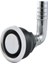 Marine Town Hava Firarı Flanşlı Dirsek 3/4" Krom 1