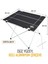 Ultralight Katlanır Kamp Sehpası, Piknik, Bbq, Balıkçılık, Avcılık, Plaj Masa Orta Boy Siyah 2