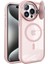 Iphone 15 Pro Kılıf Teleskop Lens Magsafe Silikon Kapak - Pembe Bstmy 2
