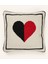 Hearts Dekoratif Yastık 30X30 cm Goblen Işlemeli, Kadife Arka Yüzeyli 1