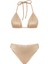 Parlak Dokulu Üçgen Bikini Seti IS1250038029265 4