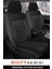 Fiat / Tofaş Murat 124 Uyumlu Tam Set Tay Tüyü Oto Koltuk Kılıfı Soft Siyah 1