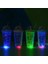LED 3D Renkli Işıklı Mika Suluk Matara Pipetli Su Şişesi Kokteyl Bardağı Işıklı Figürlü 3