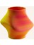 3D Baskı Pileli Vazo – Ekolojik Pla Malzeme, 21 Cm, Viyana Tasarımı 1