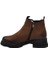 Venüs Kadın Hakiki Deri Kısa Topuk Fermuarlı Bilek Boy Bot 2452703K - Vizon - 36 2