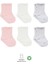 Penye Soket Çorap 6'lı Pembe Ekru Gri 1