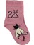 New Cats Yaş Soket Çorap Pembe 1