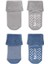 Çemberli Kaymaz Havlu Soket Çorap 2'li Indigo Gri 2