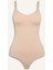 Çıkarılabilir Pedli Ten Rengi Bodysuit Korse-Fall in Love E4743AX25SM 1