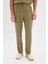 %100 Pamuk Relax Fit Rahat Kesim Yazlık Müslin Kısa Paça Pamuklu Jogger Pantolon D6144AX25SM 1