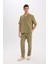 %100 Pamuk Relax Fit Rahat Kesim Yazlık Müslin Kısa Paça Pamuklu Jogger Pantolon D6144AX25SM 2