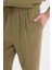 %100 Pamuk Relax Fit Rahat Kesim Yazlık Müslin Kısa Paça Pamuklu Jogger Pantolon D6144AX25SM 5