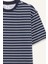 Pijama Takımı Regular Fit Çizgili Kısa Kollu Üst Uzun Alt E0514AX25SM 4