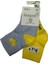Bibaby Biorganic Hi Kız 2'li Çorap 68403 Gri Sarı 1