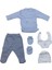 Bibaby Biorganic Love Floral 5'li Hastane Çıkış Seti 62360 Ekru Lila 1