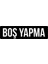 Boş Yapma Oto Özel Yeni Sticker Siyah 25 x 7 cm 1