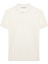 Flexore Erkek %100 Pamuk Kısa Kollu Regular Fit Ekru Polo Yaka T-Shirt 1