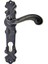 Antika Tarz Dekoratif Pirinç Okyanus Yale Kapı Kolu - 230X46 Mm, Oksit 1