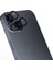 Apple iPhone 16 Tkdr Cl-15 Parmak Izi Bırakmayan Anti-Reflective Kamera Lens Koruyucu-Siyah 1