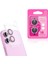 Apple iPhone 16 Plus Tkdr Cl-06 Kamera Lens Koruyucu-Pembe 1