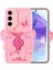 Galaxy A35 Kılıf Kamera Korumalı Figür Tasarımlı Tkdr Kapya Kapak-Pembe Açık 1