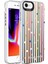 iPhone Se 2022 Uyumlu Desenli Tkdr Silver Sert Kapak-Noktalar 1