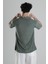 Yeşil V Yaka T-Shirt 4