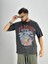 Erkek Yıkamalı Kumaş Baskılı T-Shirt 3
