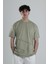 Yeşil Halat Detaylı Tasarım T-Shirt 2