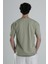 Yeşil Halat Detaylı Tasarım T-Shirt 5