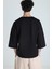 Cep Detaylı Fakir Kol Siyah T-Shirt 4