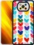 Xiaomi Poco X3 Kılıf Tkdr M-Fit Desenli Kapak-Heart No6 1