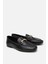 Kadın Deri Siyah Tokalı Loafer 5