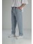 Buz Mavisi Kot Baggy Pantolon 2