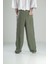 Aerobin Keten Yeşil Baggy Pantolon 4