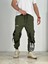Premium Kalite Yazlık Yeşil Paraşüt Kumaş Jogger 3
