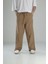 Aerobin Keten Kahve Baggy Pantolon 1