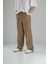 Aerobin Keten Kahve Baggy Pantolon 2