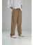 Aerobin Keten Kahve Baggy Pantolon 3