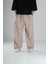 Baggy Kahve Keten Pantolon 1