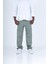 Gabardin Kumaş Su Yeşili Baggy Pantolon 1